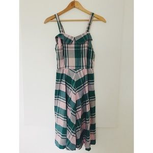 Vintage Plaid Dress Size XS/S